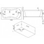 Акриловая ванна Bas Кэмерон 1200х700 без г/м