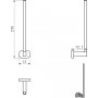 Запасной держатель для туалетной бумаги CR 420.00