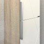 Шкаф-колонна Comforty Мерано-35 белый/дуб дымчатый