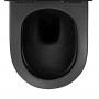 Унитаз-компакт Azario CORSA 380х630х830 напольный, безободковый, в комплекте с быстросъемным сиденьем микролифт, черный матовый (AZ-2062S-MB)