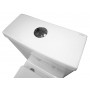 Унитаз-моноблок AZARIO MORANO 680x370х830 напольный, безободковый, в комплекте с сиденьем дюропласт микролифт, белый (AZ-1001)