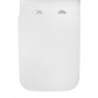 Унитаз-моноблок AZARIO GRESSA 705х370х760 напольный, безободковый, в комплекте с сиденьем дюропласт микролифт, белый (AZ-1111)