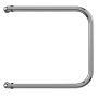 Полотенцесушитель водяной Terminus П-образный 400х532 (ШхВ) бесшовный