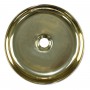 Раковина-чаша Azario 355х355х120 накладная, круглая, белый, золото (AZ-3134-ST-WG)