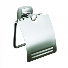 Держатель туалетной бумаги Fixsen Kvadro с крышкой, хром (FX-61310)